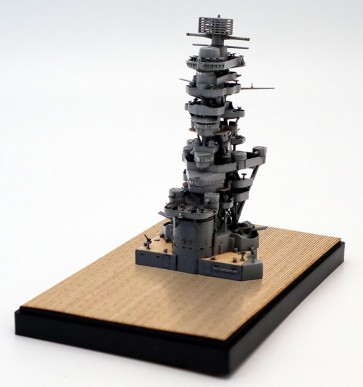 1/350 艦船モデルシリーズ No.6 EX-2 日本海軍戦艦 扶桑 艦橋(木甲板シール付き) フジミ, FUJ00895, by フジミ