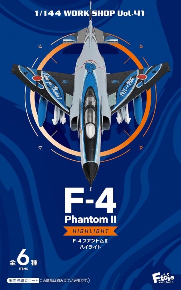 1/144 F-4 ファントムII ハイライト 1Box 10pcs エフトイズ, FTY08083, by エフトイズ