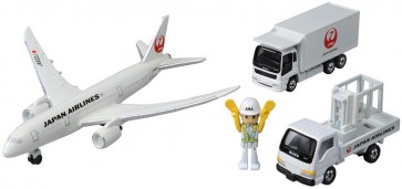トミカ 787エアポートセット JAL タカラトミー, TAK95683, by タカラトミー