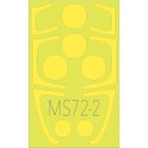 1/72 Su-27 フランカー用 マスクシート プラッツ, PLZ38590, by プラッツ