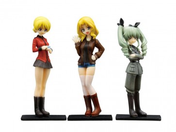 1/35 ガールズ&パンツァー 隊長フィギュアセット プラッツ, PLZ21684, by プラッツ