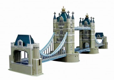 スカイネット POP Out World 立体パズル No.04 タワーブリッジ アオシマ, AOS89859, by アオシマ
