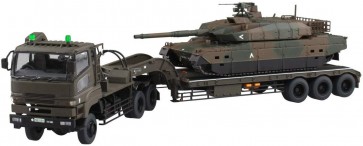 1/72 陸上自衛隊 10 式戦車 73式特大型セミトレーラー付属 アオシマ, AOS54321, by アオシマ
