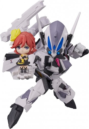 TINY SESSION マクロスΔ VF-31F ジークフリード (メッサー機) with カナメ バンダイ, BAC41533, by バンダイ