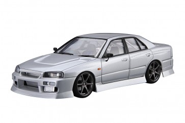 1/24 ザ・チューンドカー 20 URAS ER34 スカイライン 25GT-t ’01（ニッサン） アオシマ, AOS53218, by アオシマ