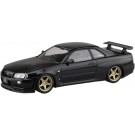 1/32 ザ・スナップキット No.11-SP2 ニッサン R34スカイラインGT-R カスタムホイール (ブラックパール) アオシマ, AOS66317, by アオシマ