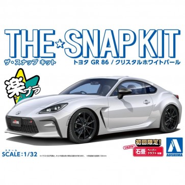 1/32 ザ・スナップキットシリーズ No.21-B トヨタ GR86 クリスタルホワイトパール　アオシマ, AOS64603, by アオシマ