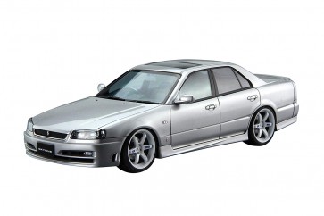 ザ・モデルカーSP 1/24 ニッサン ER34 スカイライン25GT TURBO '01 カスタムホイール アオシマ, AOS55960, by アオシマ