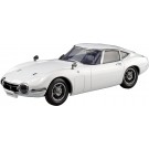 1/32 楽プラ スナップキット No.06-PW トヨタ 2000GT(ペガサスホワイト) アオシマ, AOS68113, by アオシマ