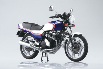 スカイネット 1/12 完成品バイク Honda CBX400F パール/キャンディブルー アオシマ, AOS11598, by アオシマ