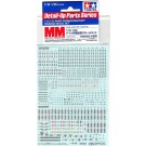 1/16 1/35 ﾄﾞｲﾂ兵階級章ﾃﾞｶｰﾙｾｯﾄ, TAM12625, by タミヤ