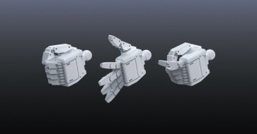 1/144 ビルダーズパーツ: ハンド 01 (連邦系), BAN0176497, by バンダイ