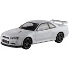 1/32 ザ・スナップキット No.11-B ニッサン R34スカイライン GT-R(ホワイト) アオシマ, AOS62517, by アオシマ