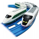 プラレール 200系カラー新幹線 (E2系) ＆ E3系新幹線 こまち ダブルセット タカラトミー, TAK03376, by タカラトミー