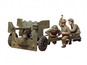 タミヤ 1/35MM ｲｷﾞﾘｽ陸軍 6ﾎﾟﾝﾄﾞ 対戦車砲 【ｽｹｰﾙ特別販売商品】, TAM62471, by タミヤ