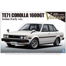 1/24　ザ・ベストカーヴィンテージ 38 トヨタ TE71 カローラセダン1600GT 前期型 アオシマ, AOS08744, by アオシマ