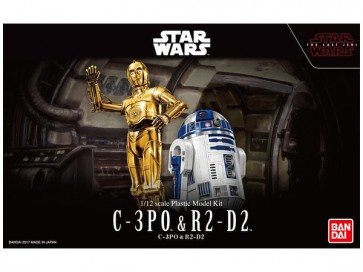 1/12 Ｃ－３ＰＯ ＆ Ｒ２－Ｄ２  スター・ウォーズ／最後のジェダイ バンダイ, BAN32971, by バンダイ