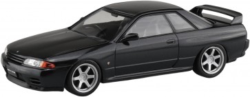 1/32 楽プラ スナップキット No.14CU-BP ニッサン R32スカイラインGT-R カスタムホイール(ブラックパールメタリック) アオシマ, AOS02890, by アオシマ