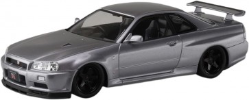 1/32 ザ・スナップキット No.11-SP4 ニッサン R34スカイラインGT-R カスタムホイール (アスリートシルバー) アオシマ, AOS66331, by アオシマ