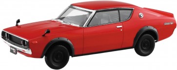 1/32 楽プラ スナップキット No.24-RD ニッサン C110スカイラインGT-R(レッド) アオシマ, AOS04214, by アオシマ