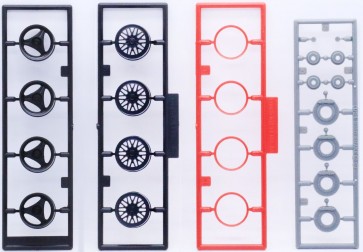 1/24 ホイールシリーズ BBSホイール 17インチ フジミ, FUJ93540, by フジミ