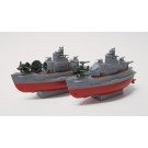 ちび丸艦隊シリーズ No.17 EX-1 ちび丸艦隊 伊400型潜水艦 2隻セット 特別仕様(エッチングパーツ&木甲板シール付き) フジミ, FUJ23326, by フジミ