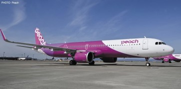 1/200 Peach エアバス A321LR ハセガワ, HAS08509, by ハセガワ