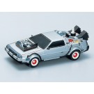 1/43 バック・トゥ・ザ・フューチャー プルバック デロリアン PartⅢ＆レイルロード アオシマ, AOS54772, by アオシマ