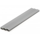 プラ=材料[グレー] 長方形パイプ 8 x 16 mm 3本入 ウェーブ, WAV24463, by ウェーブ