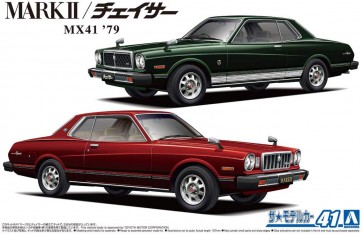 1/24 ザ・モデルカー No.41 トヨタ MX41 マーク II/チェイサー 1979 アオシマ, AOS58602, by アオシマ