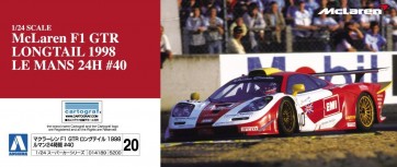 1/24 マクラーレン　F1 GTR　ロングテイル　1998　ルマン24時間　＃40, AOS14189, by アオシマ