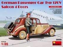 1/35 ドイツ170Vサルーン4ドア（ドイツ民間仕様）フィギュア1体付, ma10811, by いいえ