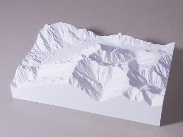 1/50000 精密山岳模型 やまなみ 北アルプスシリーズ ① 上高地　霞沢岳 アオシマ, AOS50517, by アオシマ