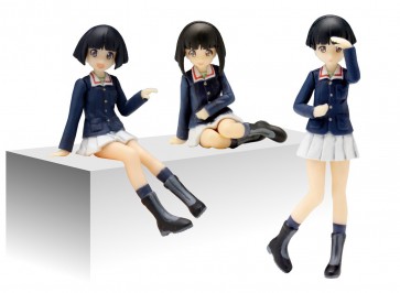1/35 ガールズ＆パンツァー カモさんチーム フィギュアセット プラッツ, PLZ34714, by プラッツ