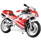 スカイネット 1/12 完成品バイク Honda NSR250R ’89 ロスホワイト×ファイティングレッド アオシマ, AOS12137, by アオシマ
