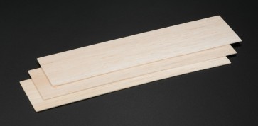 ﾊﾞﾙｻ材1.6x75x305mm(3枚), TAM70187, by タミヤ