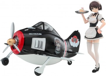 1/20 たまごヒコーキシリーズ たまごガールズコレクション No.08 羽澄れい(メイド) w/フォッケウルフFw190A ハセガワ, HAS21971, by ハセガワ