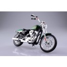 マイスト 1/12 完成品バイク ハーレー ダビッドソン 2012 XL 1200V セブンティーツー グリーン アオシマ, AOS04477, by アオシマ
