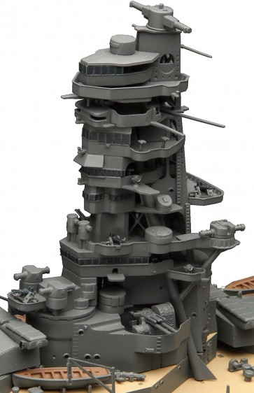 1/350 艦船モデルシリーズ No.7 EX-1 旧日本海軍戦艦 山城 特別仕様 (艦橋) フジミ, FUJ00765, by フジミ