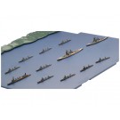 1/3000 集める軍艦シリーズ ガダルカナル島砲撃挺身隊セット(金剛/榛名/五十鈴/彩色済み上空直衛機付き) フジミ, FUJ01515, by フジミ