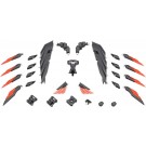 M.S.G モデリングサポートグッズ ヘヴィウェポンユニット60 ウイングエッジ ブラックVer. コトブキヤ, KBY74600, by コトブキヤ