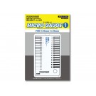 マイクロゲージ1 0.05-2.3mm用(1枚入) ハイキューパーツ, HIQ75480, by ハイキューパーツ