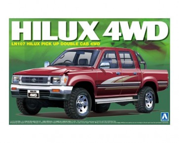 1/24 ハイラックス ピックアップ ダブルキャブ4WD　, AOS08218, by アオシマ