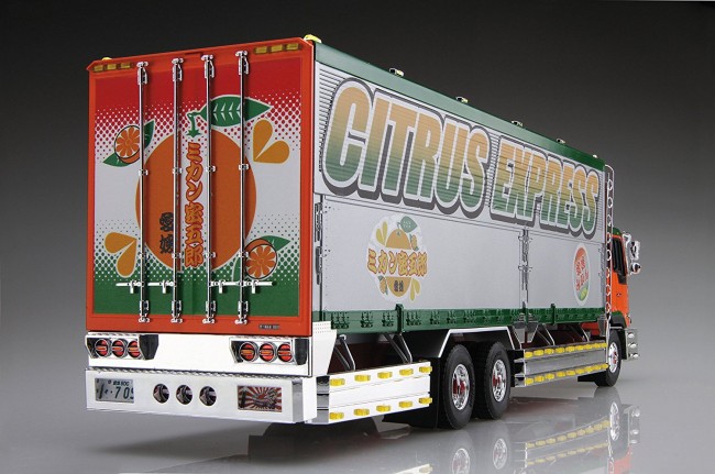 アオシマ デコトラ ミカン蜜五郎1/32