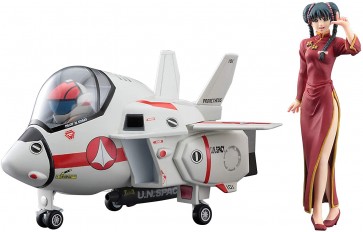 ハセガワ　1/24 リン・ミンメイ(チャイナドレス)w/VF-1J バルキリー(たまごひこーき), HAS58479, by ハセガワ