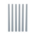 マテリアル・シリーズ プラ=材料 ﾃｰﾊﾟｰ丸棒【ｸﾞﾚｰ】 5.0→7.0mm 6本入 OM335 ウェーブ, WAV23350, by ウェーブ