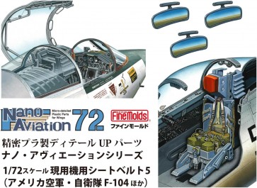 1/72 ナノ・アヴィエーションシリーズ 現用機用シートベルト5 (アメリカ空軍・自衛隊 F-104ほか) ファインモールド, FIN40179, by ファインモールド 1/72 ナノ・アヴィエーションシリーズ 現用機用シートベルト5 (アメリカ空軍・自衛隊 F-104ほか) ファインモールド, FIN40179, by ファインモールド