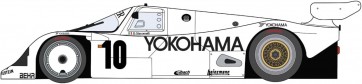 1/24 クレマー ポルシェ 962C 1988 モンツア ハセガワ, HAS06625, by ハセガワ