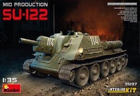 1/35 SU-122中期生産型フルインテリア（内部再現）ミニアート, ma10798, by いいえ