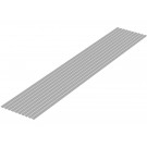 プラ=材料 [グレー] 細切り板 0.5 x 4.0mm 10本入 ウェーブ, WAV24746, by ウェーブ